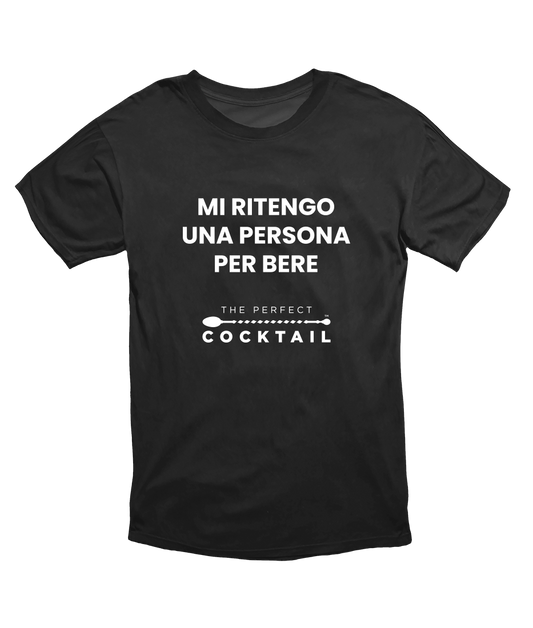 T-Shirt "persona per bere"